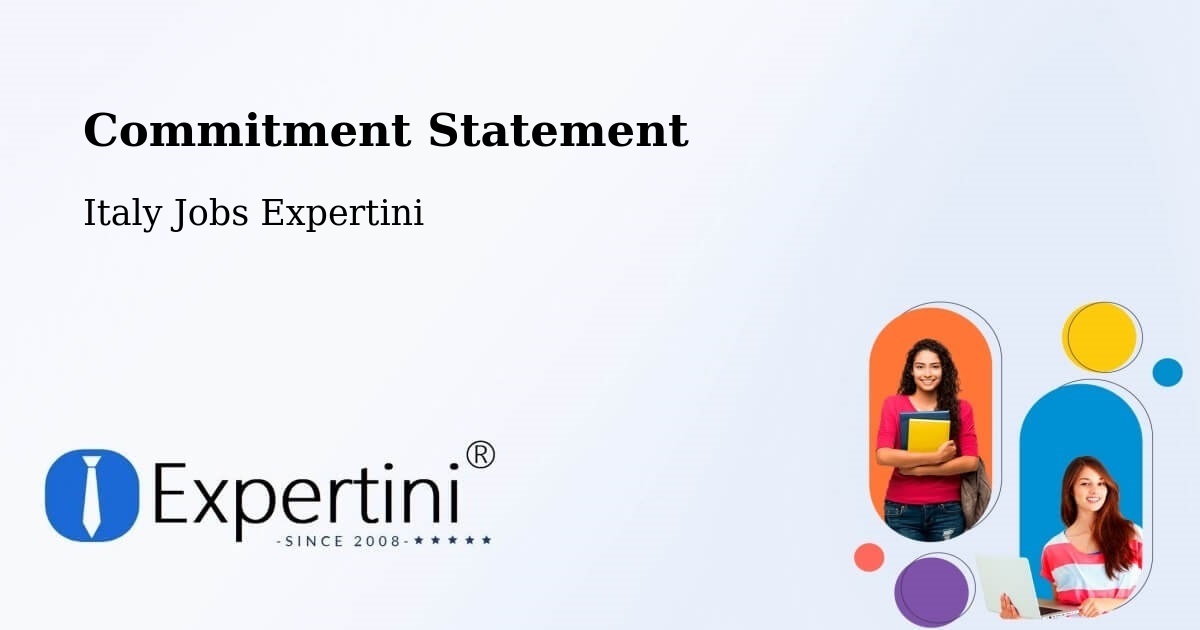 Commitment Statement - Italy Jobs Expertini